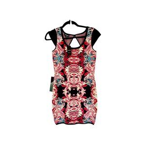 Bebe Artisan Jacquard Bodycon Dress